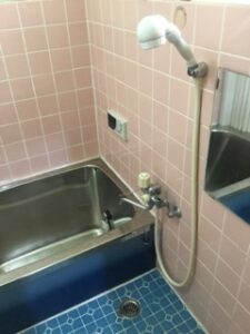 浴室　蛇口　水漏れ　本体交換　